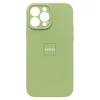 Чехол-накладка ORG Soft Touch с закрытой камерой для "Apple iPhone 13 Pro Max" (green)
