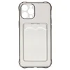 Чехол-накладка - SC276 с картхолдером для "Apple iPhone 12 Pro Max" (black)