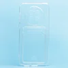 Чехол-накладка - SC276 с картхолдером для "Huawei Mate 50" (transparent)