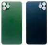 Крышка задняя для iPhone 11 Pro Max (с большим вырезом) темно-зеленая