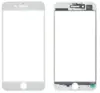 Стекло дисплея для iPhone 7 Plus с OCA пленкой в рамке белое
