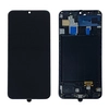 Дисплей с тачскрином для Samsung A30 (A305F) в рамке черный OLED
