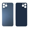 Крышка задняя для iPhone 12 Pro Max (с большим вырезом) синяя