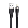 Кабель USB - Lightning HOCO X53 Silicone (1м /2.4A) черный