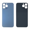 Крышка задняя для iPhone 13 Pro Max Премиум (с большим вырезом) голубая