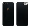 Крышка задняя для iPhone 8 Plus со стеклом камеры (дефекты лкп) черная