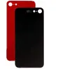 Крышка задняя для iPhone SE2 2020 (с большим вырезом) красная
