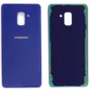 Крышка задняя для Samsung A8 Plus 2018 (A730F) синяя