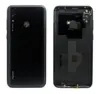 Крышка задняя для Huawei Honor 8C со стеклом камеры черная