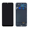 Дисплей с тачскрином для Samsung A20 (A205F) в рамке черный OLED