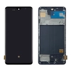 Дисплей с тачскрином для Samsung A51 (A515F) в рамке черный OLED (small)