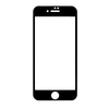 Стекло защитное для iPhone 7/ 8/ SE (2020) HOCO (G10) черное