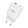 Зарядное устройство HOCO N5 (20W /3A USB + Type-C) белое