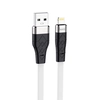 Кабель USB - Lightning HOCO X53 Silicone (1м /2.4A) белый