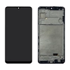 Дисплей с тачскрином для Samsung A22 4G (A225F) в рамке черный REF-OR