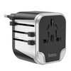 Зарядное устройство / переходник под все розетки HOCO AC5 (2 USB-A)