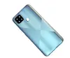 Крышка задняя для Realme C21 (RMX3201) со стеклом камеры голубая