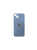 Крышка задняя для iPhone 14 Plus Премиум (с большим вырезом) голубая