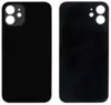 Крышка задняя для iPhone 12 Премиум (с большим вырезом) черная