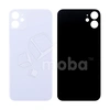 Задняя крышка для iPhone 11 Фиолетовый (стекло, широкий вырез под камеру, логотип) - Премиум