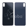 Задняя крышка для iPhone Xs Max Серый (стекло, широкий вырез под камеру, логотип) - Премиум