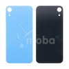 Задняя крышка для iPhone Xr Голубой (стекло, широкий вырез под камеру, логотип) - Премиум