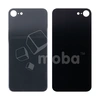 Задняя крышка для iPhone SE 2020 Черный (стекло, широкий вырез под камеру, логотип) - Премиум