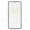 Защитное стекло "Тонкое" для iPhone Xr/11 Черное (Полное покрытие 0,25мм)