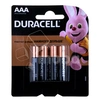 Батарейка AAA LR03 Duracell Basic Alkaline 1.5V (4 шт. в блистере)