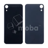 Задняя крышка для iPhone Xr Черный (стекло, широкий вырез под камеру, логотип)