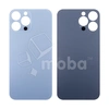 Задняя крышка для iPhone 13 Pro Max Голубой (стекло, широкий вырез под камеру, логотип)