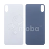 Задняя крышка для iPhone Xs Max Белый (стекло, широкий вырез под камеру, логотип)