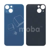 Задняя крышка для iPhone 13 Синий (стекло, широкий вырез под камеру, логотип)