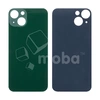 Задняя крышка для iPhone 13 Зеленый (стекло, широкий вырез под камеру, логотип)