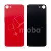 Задняя крышка для iPhone SE 2020 Красный (стекло, широкий вырез под камеру, логотип) - Премиум