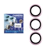 Защитное стекло линзы камеры для iPhone 15 Pro/15 Pro Max (комплект 3 шт.) Розовый