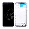 Дисплей для Samsung Galaxy A22 4G (A225F) модуль с рамкой Черный - (OLED)