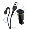 Автомобильная зарядка (АЗУ) Hoco Z31 Universe (2 USB) QC3.0 2400mAh + кабель micro USB черный