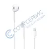 Гарнитура стерео для Apple iPhone 7/ 8/ X с раъемом LIGHТNING (Orig IC) белый