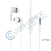 Наушники Borofone BM39 Refined chat universal earphones 3.5мм белый