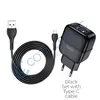 Сетевая зарядка (СЗУ) Hoco C77A Highway (2 USB) 2400mAh + кабель Type-C черный