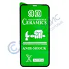 Стекло защитное для Apple iPhone X/ XS/ 11 Pro 9D Ceramic Glossy