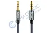 Кабель AUX Hoco UPA03 Noble sound series (1м) серый