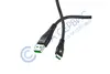 Кабель USB Type-C Hoco U53 Flash 5.0A (1.2м) черный