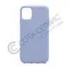 Чехол Silicone Case New Era для Apple iPhone 11 голубой