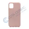 Чехол Silicone Case New Era для Apple iPhone 11 светло-розовый