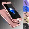 Чехол и защитное стекло для Apple iPhone 7 360 Protect розовое золото
