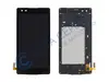 Дисплей для LG K200DS (X style) в рамке + тачскрин черный