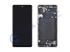 Дисплей для Samsung A715F Galaxy A71 в рамке + тачскрин черный (оригинал 100%)