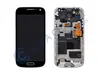 Дисплей для Samsung i9190/ i9192/ i9195 Galaxy S4 Mini в рамке + тачскрин черный (ориг. матрица) 